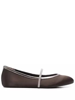 Балетки Punto Lace Peserico, коричневый