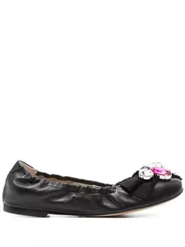 Балетки Queen Bee Casadei, черный