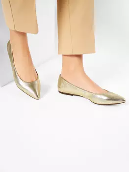 Балетки R.Polaski, золотой