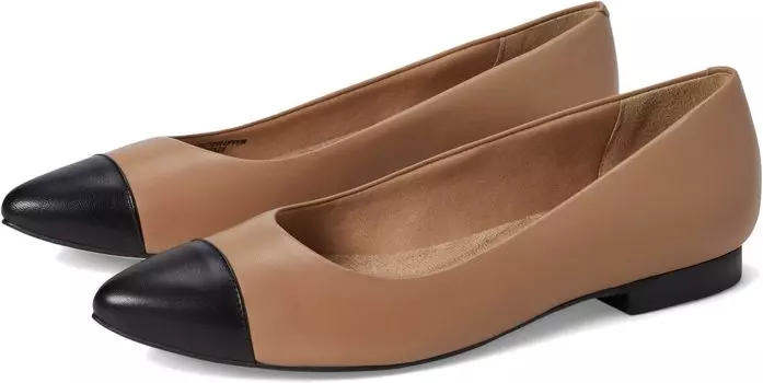 Балетки Remi Walking Cradles, цвет Nude Leather/Black Leather