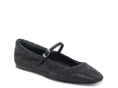 Балетки Reyes Crystal Flat Dolce Vita, черный