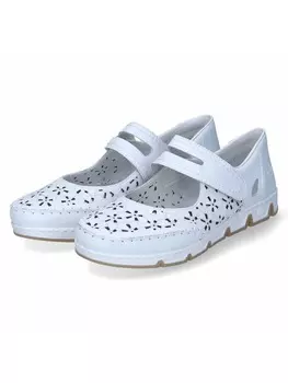 Балетки rieker, белый