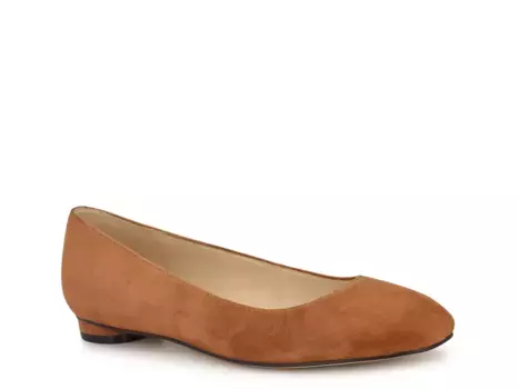 Балетки Robbe Ballet Flat Nine West, коричневый