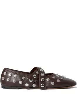 Балетки Ryder Popper Stella McCartney, коричневый