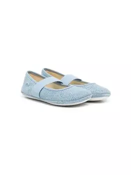 Балетки с эластичными ремешками Camper Kids, синий