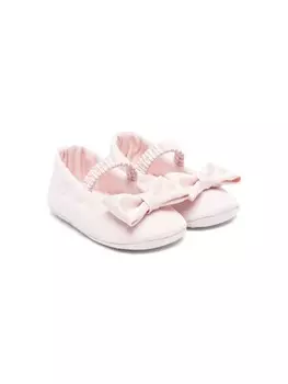 Балетки с бантом Colorichiari, розовый