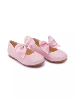 Балетки с бантом Tulleen, розовый