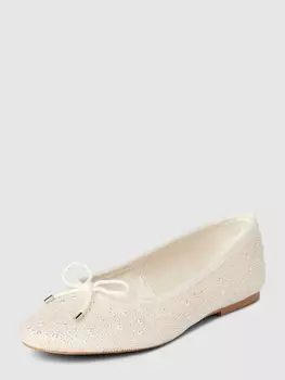 Балетки с декоративными камнями, модель 'BLOSSOMS-P' Steve Madden, кремовый