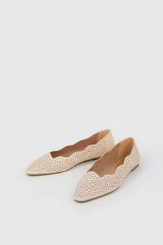 Балетки с фестонами Oasis, розовый