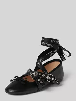 Балетки с кружевами модель 'BAYLEN' Steve Madden, черный