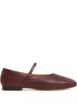 Балетки с квадратным носком Mansur Gavriel, красный