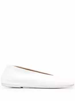 Балетки с квадратным носком Marsll, белый