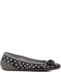 Балетки с люверсами Dove Nuotano Gli Squali, черный