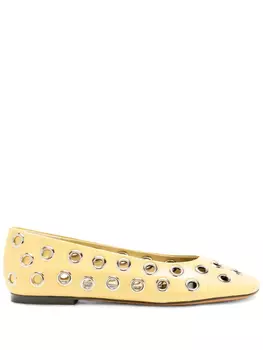Балетки с люверсами Proenza Schouler, желтый