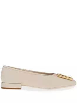 Балетки с массивной пряжкой Ferragamo