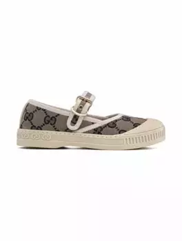 Балетки с монограммой GG Gucci, мультиколор