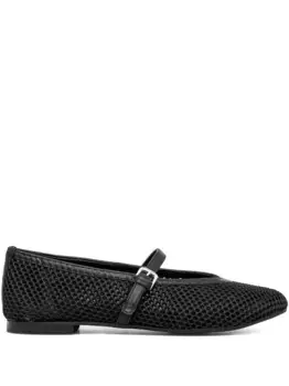 Балетки с пряжками из сетки Marc O'Polo, черный