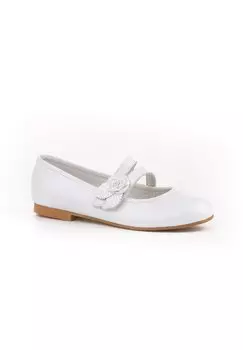 Балетки с пряжкой Calzados Angelitos, белый