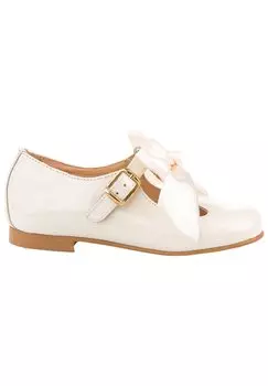 Балетки с пряжкой Calzados Angelitos, бежевый