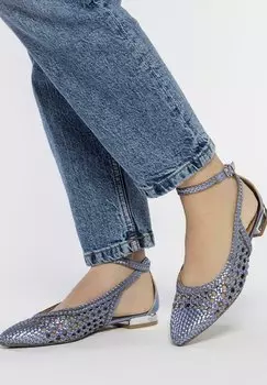 Балетки с пряжкой DELL Gioseppo, синий