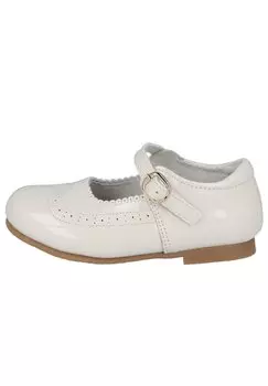 Балетки с пряжкой NIA Bubble Bobble, бежевый