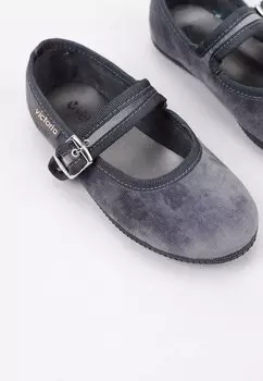 Балетки с пряжкой ODA TERCIOPELO Victoria Shoes, серый