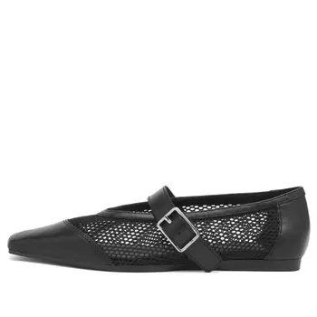 Балетки с пряжкой Wiolette из сетки Vagabond Shoemakers, черный