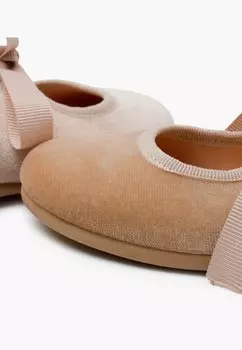 Балетки с ремешками Pisamonas, бежевый