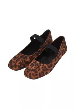 Балетки с ремешком ANIMALIER CON ELASTICO Calliope, бежевый