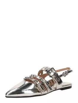 Балетки с ремешком ASH BLONDIE03, серебряный