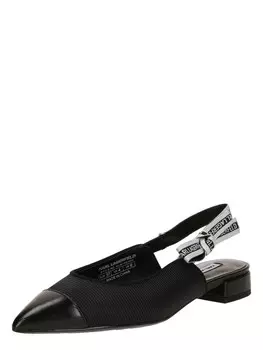 Балетки с ремешком Karl Lagerfeld, черный