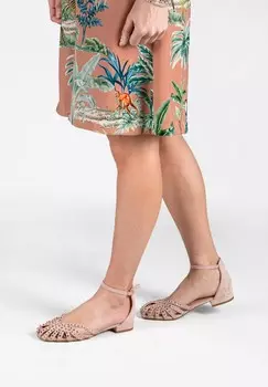 Балетки с ремешком KHARISMA, телесного цвета