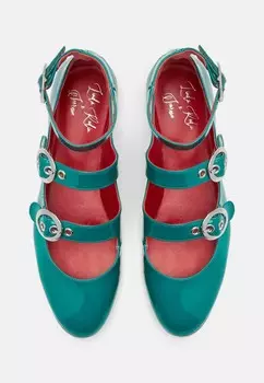 Балетки с ремешком LINDA II Scarosso, зеленый