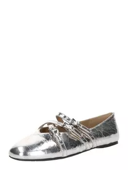 Балетки с ремешком MICHAEL Michael Kors INDY FLEX, серебряный