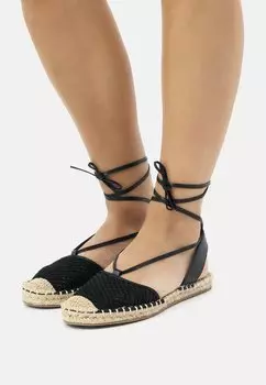 Балетки с ремешком mtng, черный