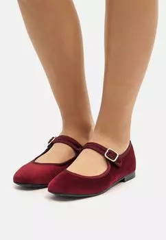 Балетки с ремешком mtng, красный