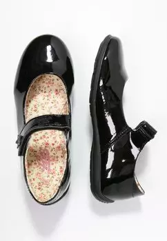 Балетки с ремешком на щиколотке ANNA LICO, черный