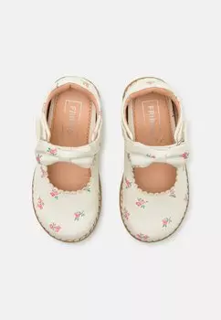 Балетки с ремешком на щиколотке Friboo, белый