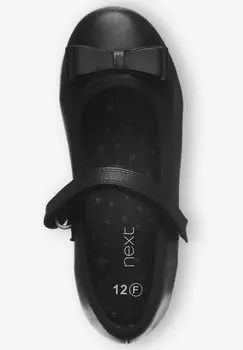 Балетки с ремешком Next, черный
