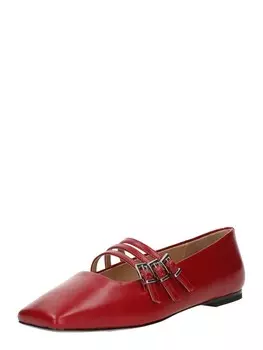 Балетки с ремешком & Other Stories, красный