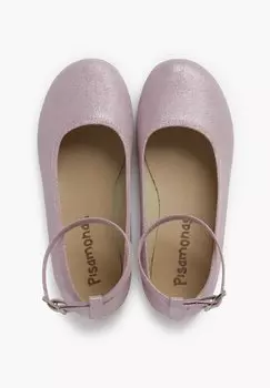 Балетки с ремешком Pisamonas, розовый