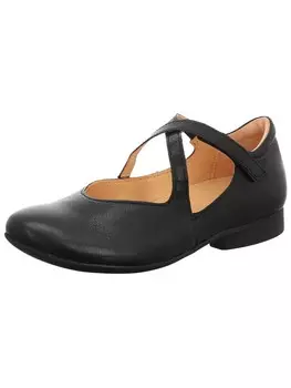 Балетки с ремешком THINK!, черный