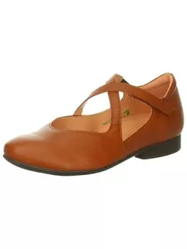 Балетки с ремешком THINK!, коричневый