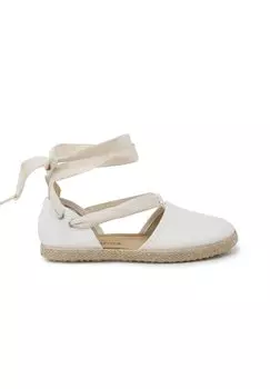 Балетки с ремешком VALENCIANAS CINTAS Pisamonas, белый