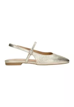 Балетки с ремешком Wojas, золотой