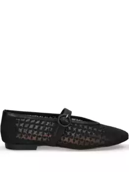 Балетки с сетчатыми вставками Bibi Lou, черный