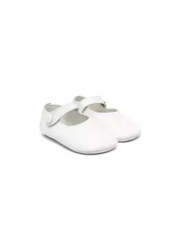 Балетки с узором зигзаг Gallucci Kids, белый