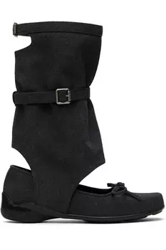 Балетки с вырезами Open Yy, черный