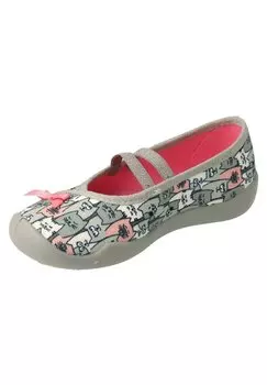 Балетки с застежкой Befado, серый