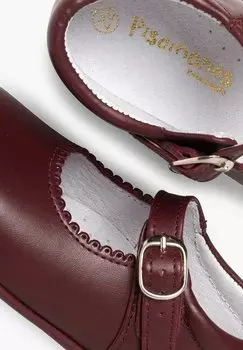 Балетки с застежкой Nia Pisamonas, цвет Bordowy